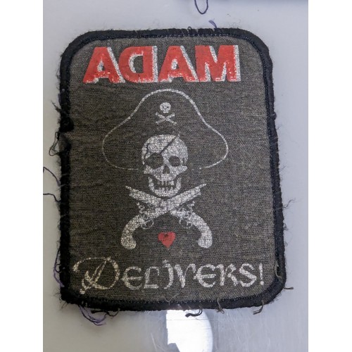 719A - Vintage Adam and the Ants fabric patches.