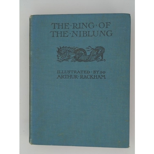 720 - The Ring of Niblung by Richard Wagner illustrated by Arthur Rackham, translated by Margaret Armour, ... 