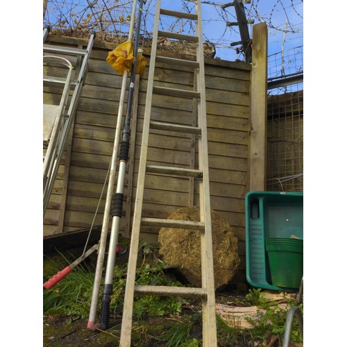 1023 - Single ladder + Two long reach pruner's 