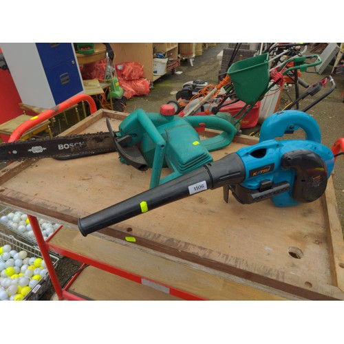 1106 - Bosch chainsaw and katsu blower 