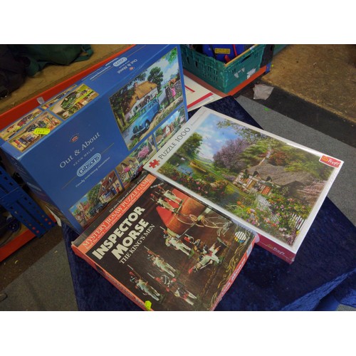 1270 - 3 x puzzles + Puzzle mat 