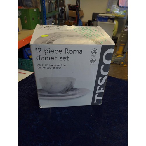 1295 - 12 piece Roma dinner set new in box