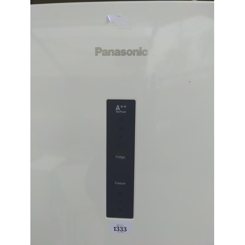 1333 - Panasonic fridge freezer NR-BN34FX1 200 X 60 X 64CM 