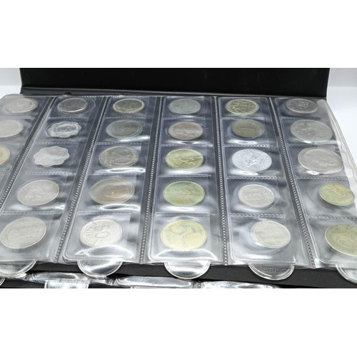 374 - Coin album of mixed world coins, gross weight including folder 3.28kg