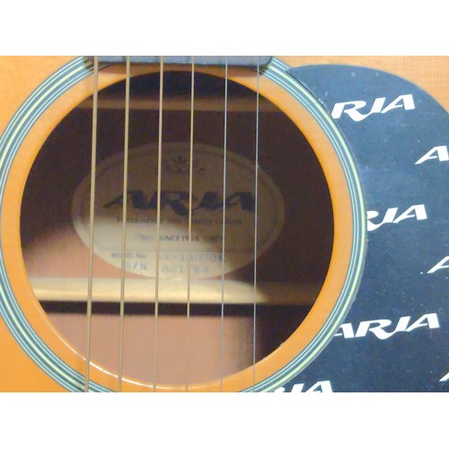 335 - Aria AW-130SQN model, acoustic guitar.