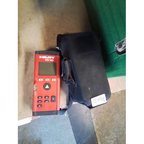 1244A - Hilti PD 20 Laser distance measuring tool with case.m