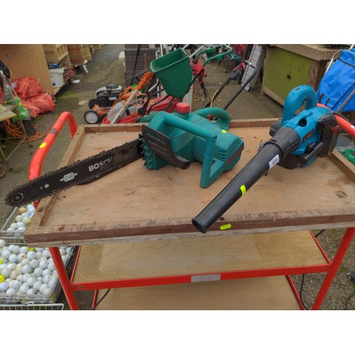 1226 - Bosch chainsaw and katsu blower