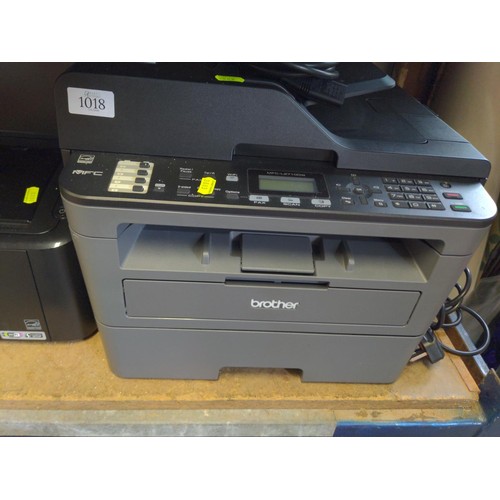 1018 - Brother MFC-L2710DW b&w printer / scanner/ fax machine