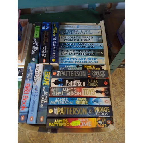 1093 - Box of 30+ James Patterson paperback novels