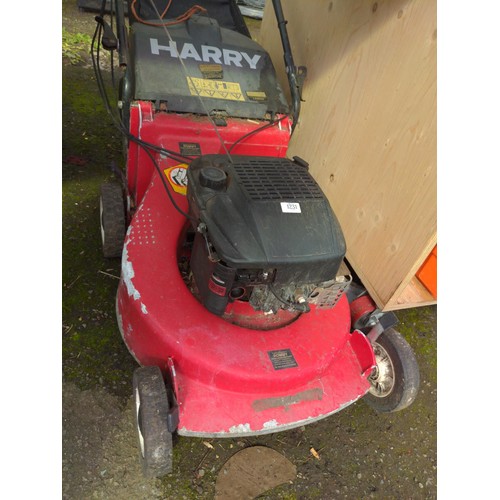 1231 - Harry petrol mower, working order unknown