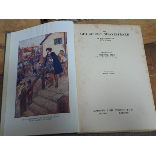 208 - selection of 7 vintage children's books inc The Children's Shakespeare & Chums