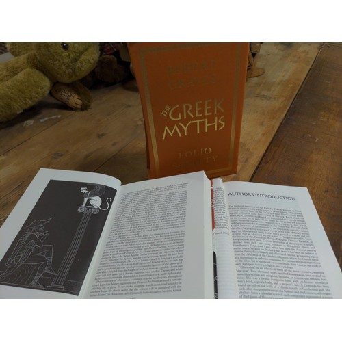 209 - The Folio Society 'The Greek Myths vols 1 & 2 by Robert Graves, in presentation box