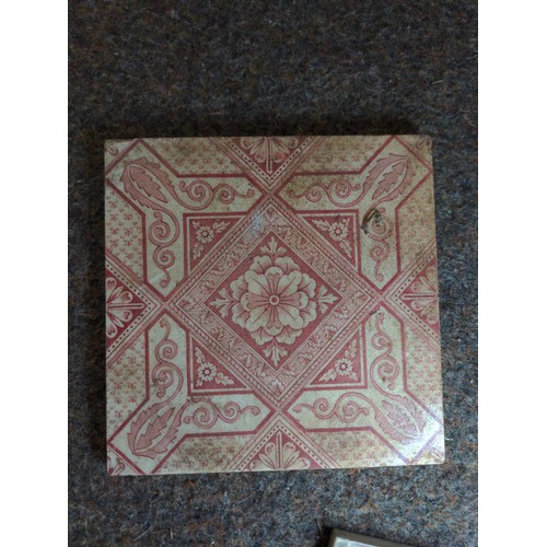 246 - 15 various vintage ceramic tiles