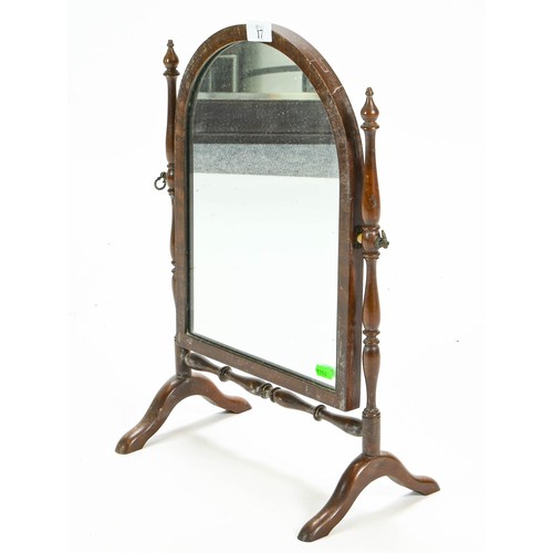 17 - Small dressing table swing mirror w33 x ht. 49cm