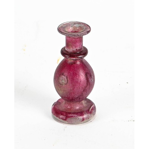 67 - Small Roman glass vial, height 5.5cm