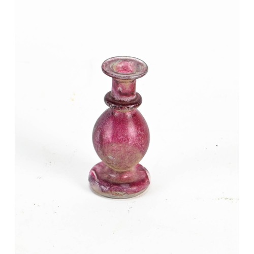 67 - Small Roman glass vial, height 5.5cm