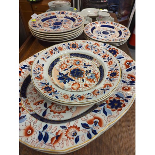 91 - Assorted ceramics, mainly Ironstone Real China, inc. meat plates, dinner plates,  bowls etc.