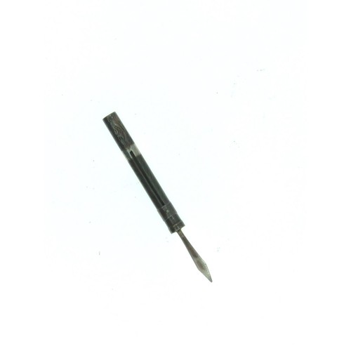 303 - Silver retractable tooth pick, marked Sterling Silver