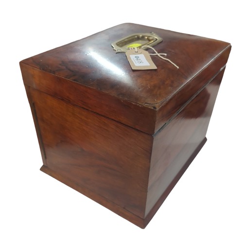 408 - Jewellery casket with bevelled glass doors, covering 3 Fitted drawers, Lift top with mirror to lid w... 