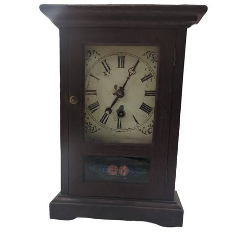 84 - 2 Wooden Mantle clocks including 