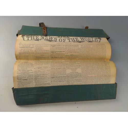 3 - 1843 leather cased edition of the News of the World