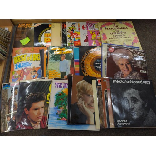 45 - 50+ vinyl records inc. Dusty Springfield, Phantom of The Opera, The ink Spots etc.