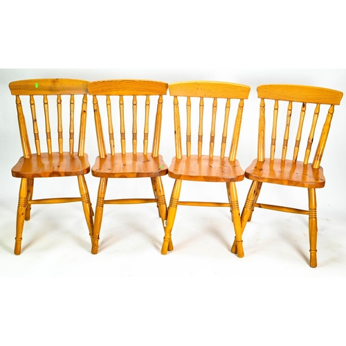 491 - Set of 4 Ducal kitchen chairs