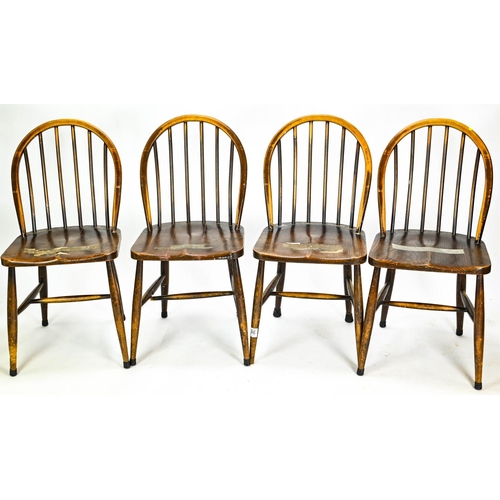 492 - Set of 4 Ercol Windsor chairs