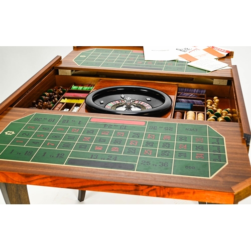 515 - Multi game table, 77cm by 77cm by 88cm