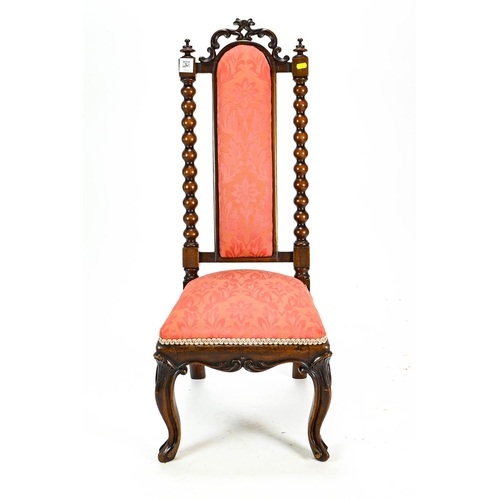 540 - Upholstered nursing chair 98cm height