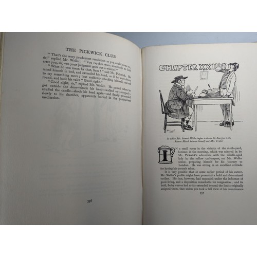 100 - The Pickwick Papers by Charles Dickens, illustrated by Cecil Alden.