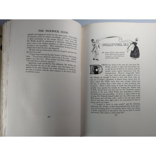 100 - The Pickwick Papers by Charles Dickens, illustrated by Cecil Alden.