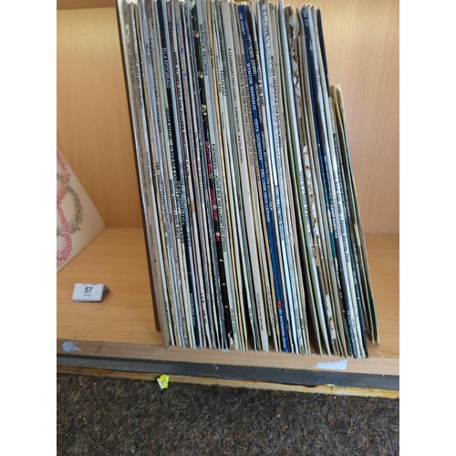 59 - Approximately 40 jazz LPs.