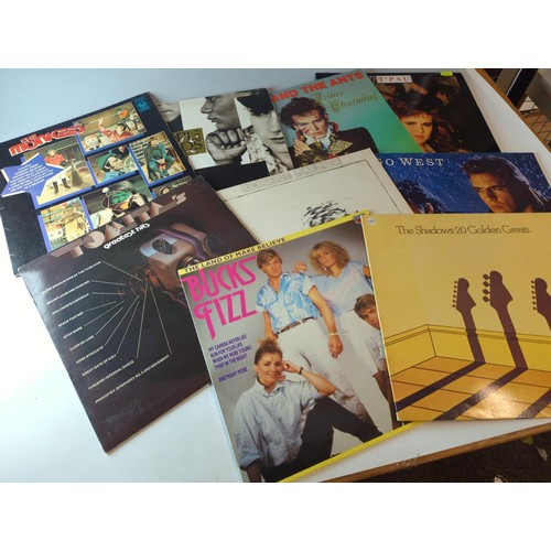 60 - Approximately 30 vinyl albums inc. Adam & the Ants, Simple Minds & Go West.