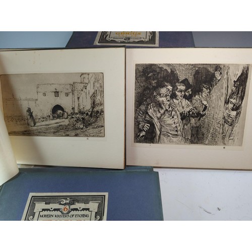 95 - 17 Vols. of Masters of Etching, Whistler, Brangwyn etc.