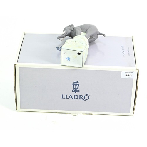 443 - Lladro 'Balance Elephant II', with original box