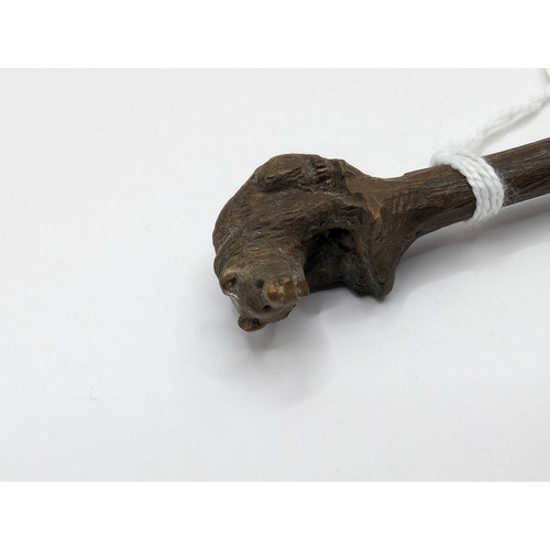 274 - Black Forest dip pen with bear terminal