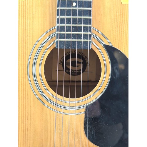 154 - Guvnor acoustic guitar GA510 with padded case. 