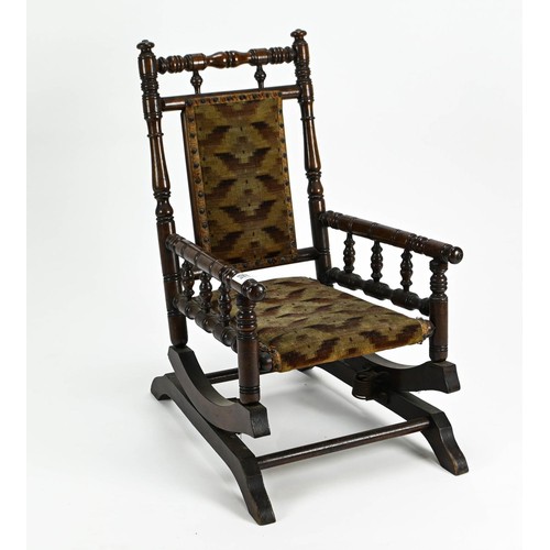 533 - Childs American style rocking chair 