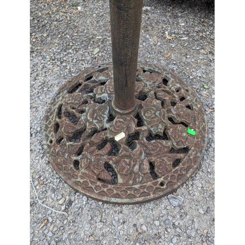 42 - Cast iron parasol base