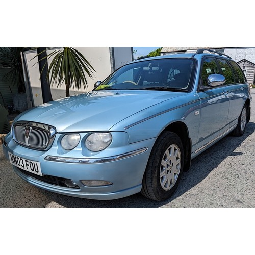 1 - Rover 75 Connoisseur CDT 2003. Wedgwood Metallic Blue. Sandstone full leather interior. Mileage: 178... 