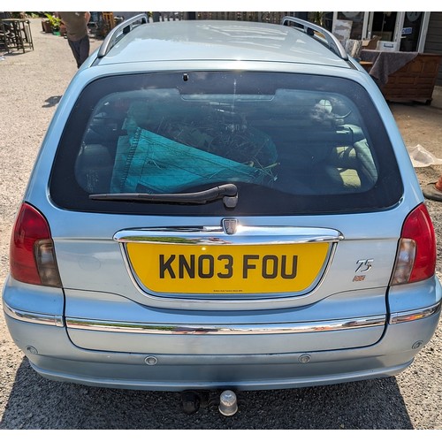 1 - Rover 75 Connoisseur CDT 2003. Wedgwood Metallic Blue. Sandstone full leather interior. Mileage: 178... 