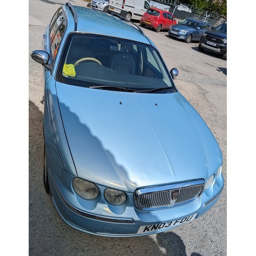 1 - Rover 75 Connoisseur CDT 2003. Wedgwood Metallic Blue. Sandstone full leather interior. Mileage: 178... 