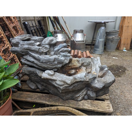 87 - Fibreglass water feature L92 x H50cm