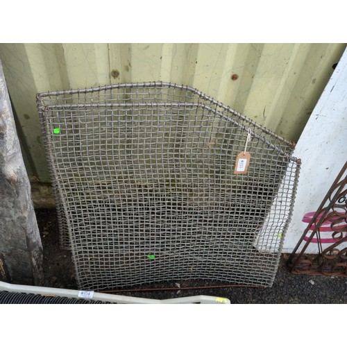 155 - Two wire mesh guards 67 x 68cm 