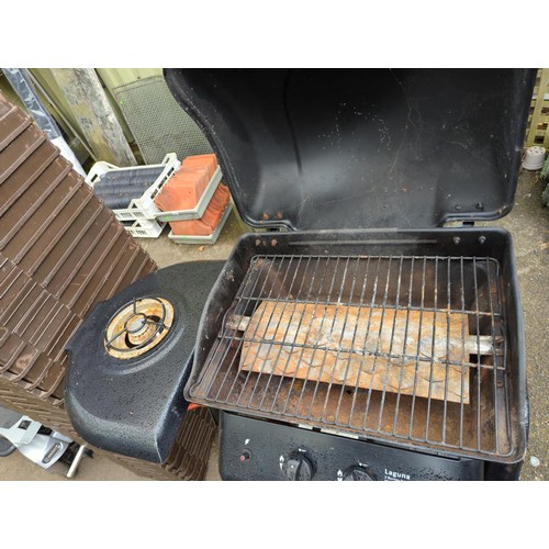 169 - Laguna two burner gas barbecue with side burner