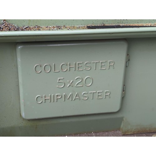 207 - Colchester chipmaster industrial metal working lathe with accessories Colchester Chipmaster. Has rep... 