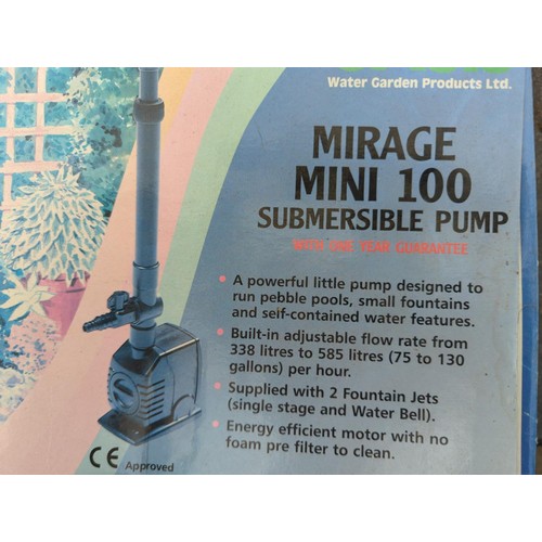 224 - 4 x MIrage mini 100 submersible pumps 