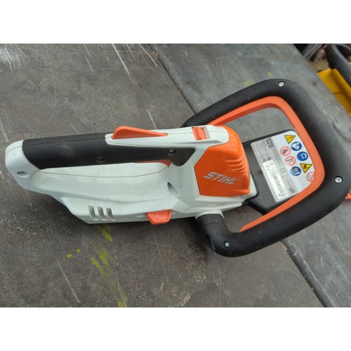 241 - Stihl HSA 45 battery operated hedge trimmer, no charger