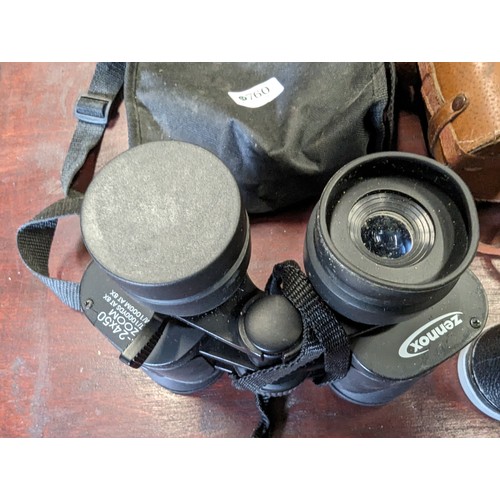 760 - 2 x pairs of binoculars inc L & G Telstars 20 x 50